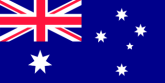 Blue National Australia Flag