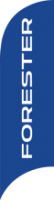 Blue, Subaru FORESTER Feather Flag 80 cm x 300 cm