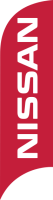 Red, Nissan Feather Flag