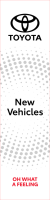 White, Toyota New Vehicles Flag