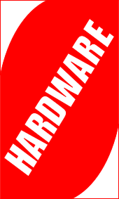 Red, HARDWARE,90x150cm, Rect Flag