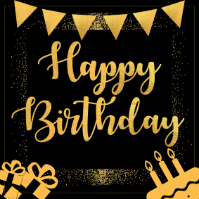 Happy Birthday Flag
