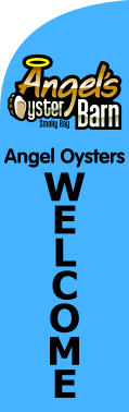 Blue, Angel Oysters, 63x200cm