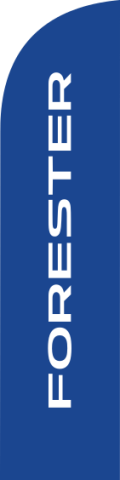 Blue, Subaru FORESTER,75x300cm