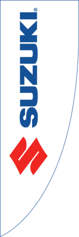 White, Suzuki Premier Flag