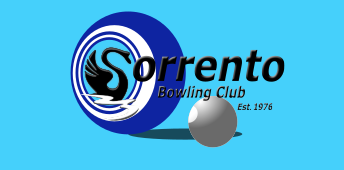 Blue, Sorrento Bowling Club Est.1976(logo),180x90cm