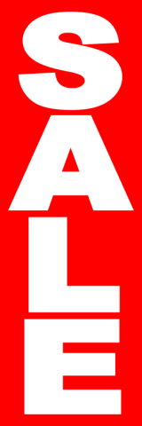 Red, SALE(stacked),150x450cm