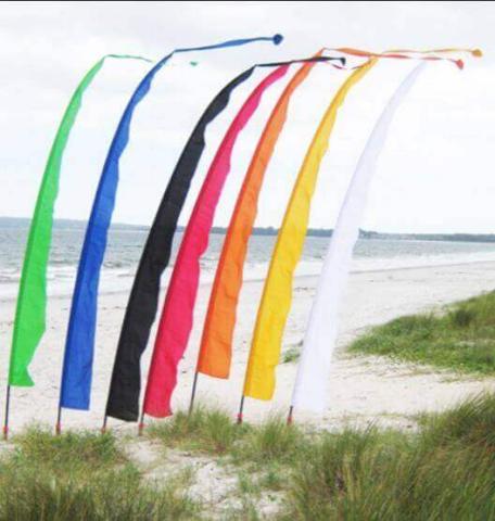 Single-coloured Festival Flags-3