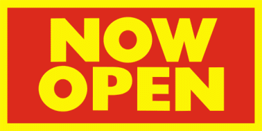 Now Open Flag