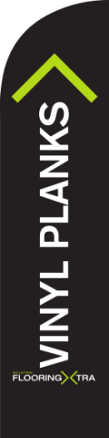 Black, Flooring Xtra Vinyl Planks Feather Flag