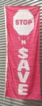 Red, Stop n Save 2 Flag