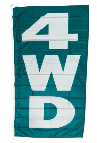 4WD Flag 90x180cm