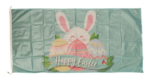 Happy Easter Bunny Flag 180x90cm