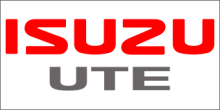 White, Isuzu UTE Flag