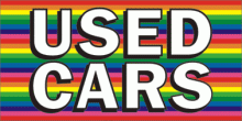 Multi-Color, Used Cars Flag