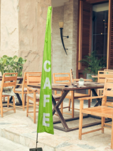 Cafe Printed Festival Flags