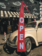 Open Printed Festival Flag