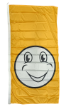 Happy Face Flag Yellow 90x180cm