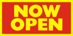 Now Open Flag