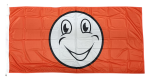 Happy Face Flag Orange 180x90cm