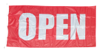 Open Flag Red 180x90cm